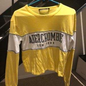 Yellow logo long sleeve graphic